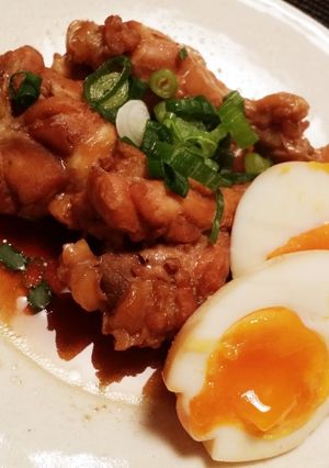 圧力鍋で簡単♪半熟卵と手羽元のさっぱり煮-レシピのメイン写真