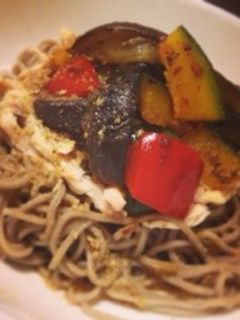 夏野菜の冷やしゴマだれそば-レシピのメイン写真