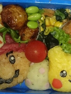 キャラ弁☆スーパーマリオ&ピカチュウ-レシピのメイン写真