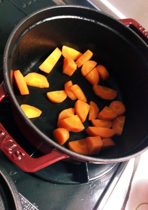 Staubでにんじんの蒸し焼き♡-レシピのメイン写真