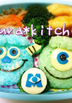 キャラ弁❈モンスターズインク　-レシピのメイン写真