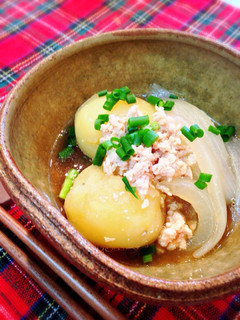 10分煮物〜新ジャガのそぼろ煮-レシピのメイン写真