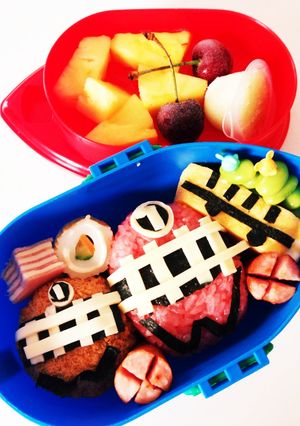 トッキュウジャー弁当-レシピのメイン写真