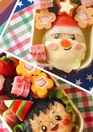 プレゼント☆誕生日やクリスマスキャラ弁☆-レシピのメイン写真