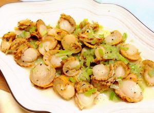 ごま油香る♡ネギ塩ベビーホタテ-レシピのメイン写真
