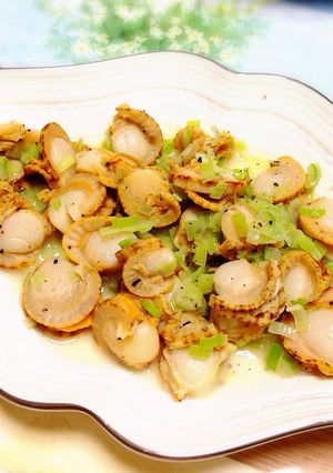 ごま油香る♡ネギ塩ベビーホタテ-レシピのメイン写真