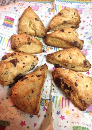 チョコチャンクスコーン-レシピのメイン写真