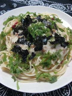 とろろ納豆の和風冷製スパゲッティ-レシピのメイン写真