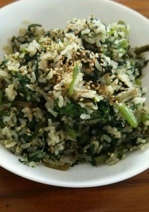 青菜チャーハン-レシピのメイン写真