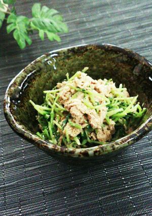 節約❀豆苗とツナの胡麻マヨサラダ❀-レシピのメイン写真