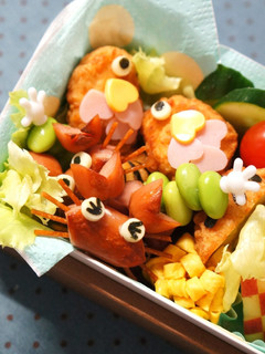 キャラ弁☆ウインナーでカニさん-レシピのメイン写真