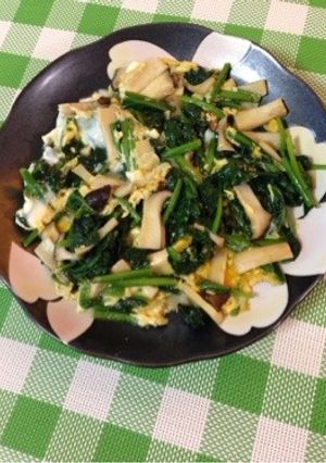 ほうれん草とエリンギのバター炒め-レシピのメイン写真