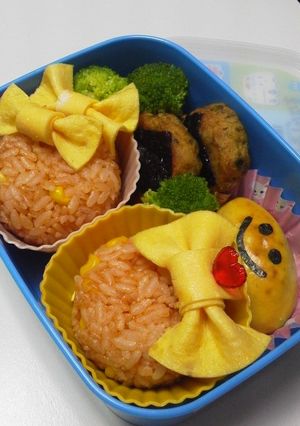 ちょこっとリボン弁当♪-レシピのメイン写真