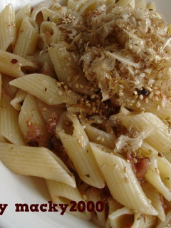 サッパリ!簡単!梅パスタ♪-レシピのメイン写真
