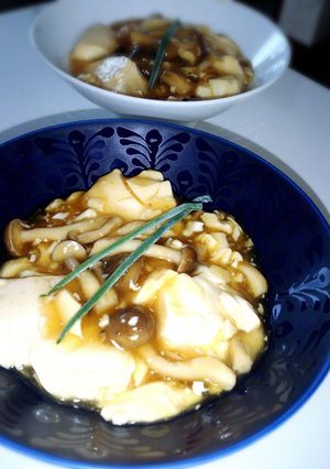 豆腐のきのこあんかけ-レシピのメイン写真