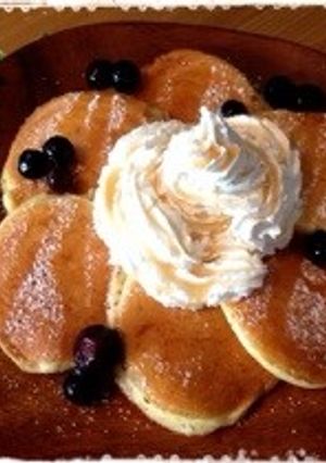 ふわシュワパンケーキ♩-レシピのメイン写真
