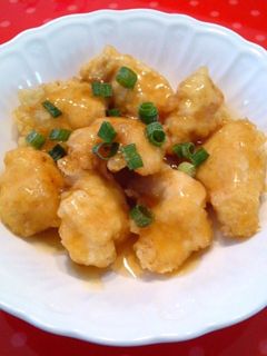 ササミの天ぷら和風あんかけ-レシピのメイン写真