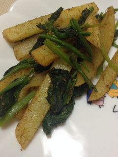 じゃがいもとほうれん草のカレーソテー-レシピのメイン写真