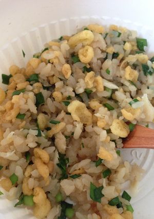 ３分クッキング★揚げ玉にらご飯-レシピのメイン写真