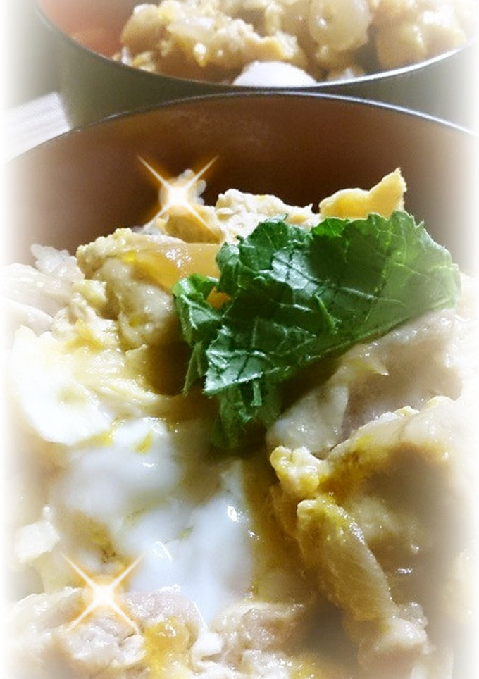 フライパンで簡単！とろとろ半熟親子丼♪-レシピのメイン写真
