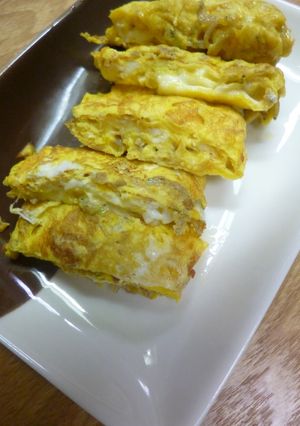 ちりめんさんしょう入りの卵焼き-レシピのメイン写真