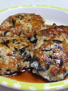 ひじき入りつくね焼き-レシピのメイン写真