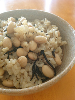ひじきと大豆の炊込みご飯-レシピのメイン写真