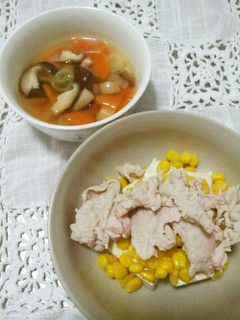スープもできちゃう!冷しゃぶ豆腐サラダ☆-レシピのメイン写真
