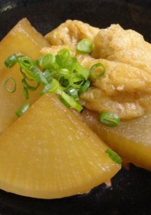 活力なべ☆圧力鍋で大根と油揚げの煮物-レシピのメイン写真