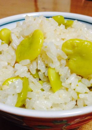 昆布だしがきいた簡単豆ごはん-レシピのメイン写真