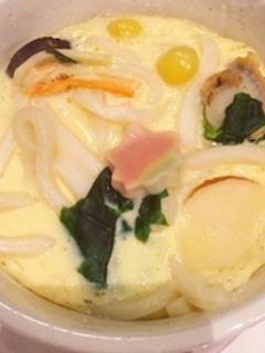 うどん入茶碗蒸し「おだまき蒸し」-レシピのメイン写真