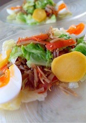 きんぴらごぼうのリメイクサラダ-レシピのメイン写真
