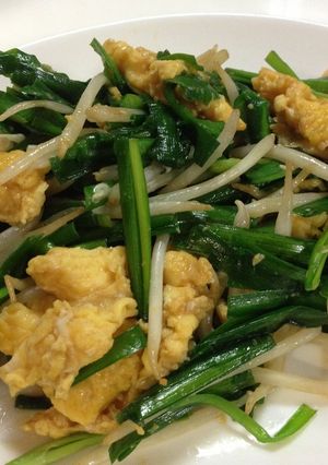 中華のおかず〜もやしニラ玉-レシピのメイン写真