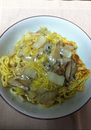 パリモチ麺の貝柱出汁あんかけ焼きそば-レシピのメイン写真