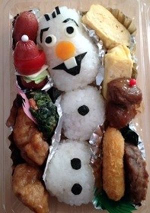 キャラ弁 オラフ-レシピのメイン写真
