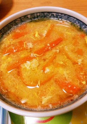 意外とイケル！にんじんの味噌汁-レシピのメイン写真