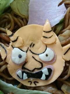 妖怪ウォッチ☆運動会☆山吹鬼 キャラ弁-レシピのメイン写真