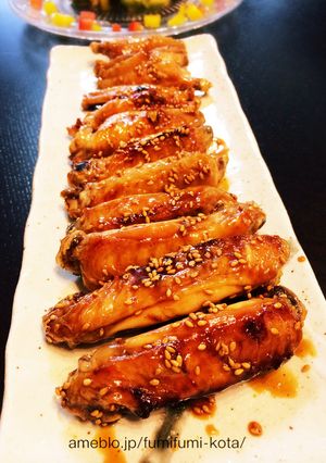 調味料２つ！手羽中の照り焼き-レシピのメイン写真