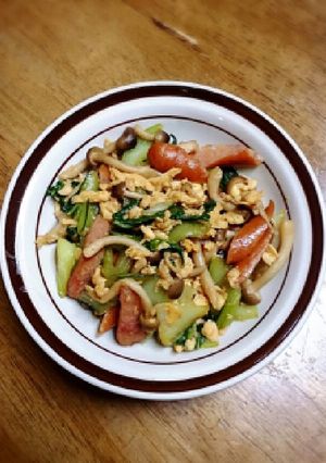 チンゲン菜の卵炒め-レシピのメイン写真