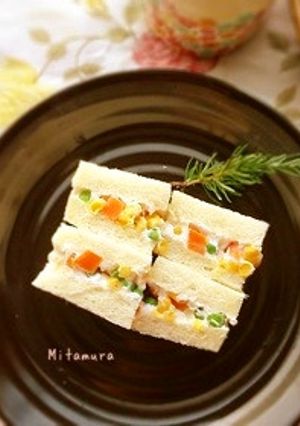 ミックスベジヨーグルトサンド-レシピのメイン写真