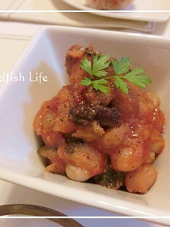 かぼちゃとミックスビーンズのトマト煮-レシピのメイン写真