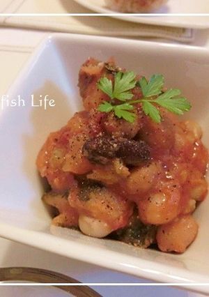 かぼちゃとミックスビーンズのトマト煮-レシピのメイン写真