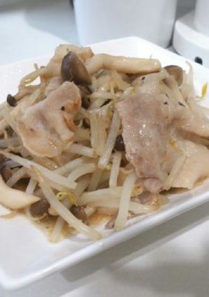 豚バラともやしの中華炒め-レシピのメイン写真