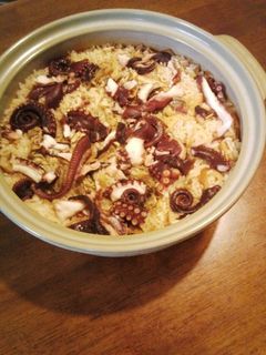 土鍋でタコ飯-レシピのメイン写真