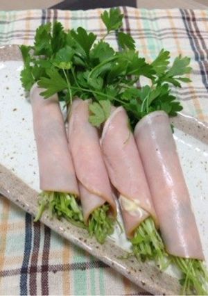 セロリー(セロリ)のハム巻き-レシピのメイン写真