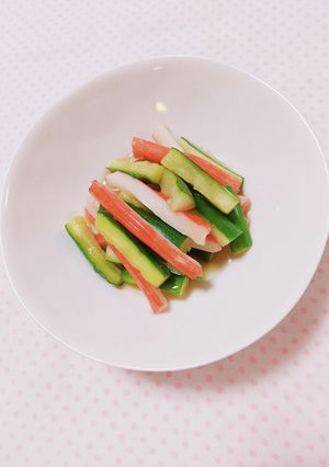 体に優しい❀胡瓜とかにかまの酢の物-レシピのメイン写真