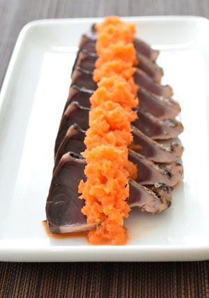 鰹のたたき☆人参ドレッシング-レシピのメイン写真