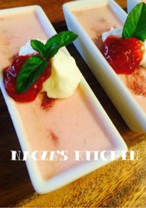 ☆苺ジャム☆ババロア-レシピのメイン写真