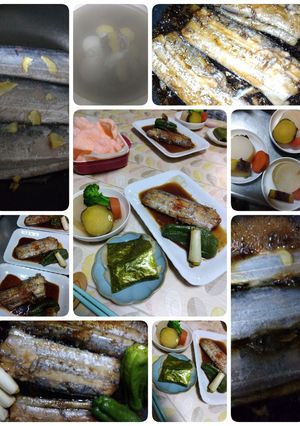 太刀魚の照り煮・ねぎ＆丸ごとピーマン添え-レシピのメイン写真