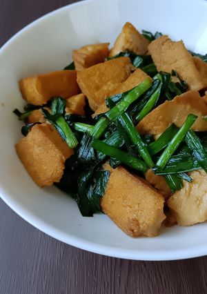 厚揚げとニラのオイスター炒め-レシピのメイン写真